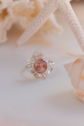 Custom Design ~ Pink Sand Tidepool Ring