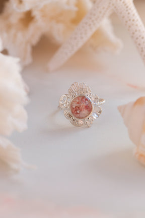 Custom Design ~ Pink Sand Tidepool Ring