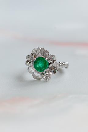 Custom Design ~ Emerald Tide Pool Ring